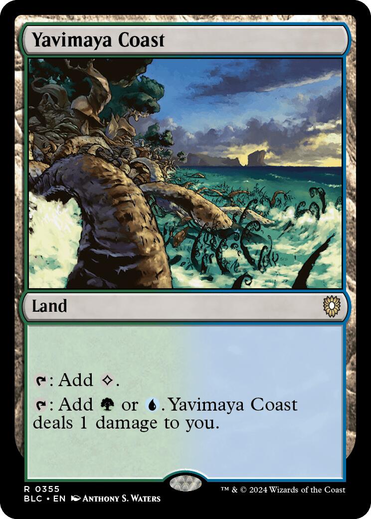 Yavimaya Coast [Bloomburrow Commander] | Empire Gaming NC