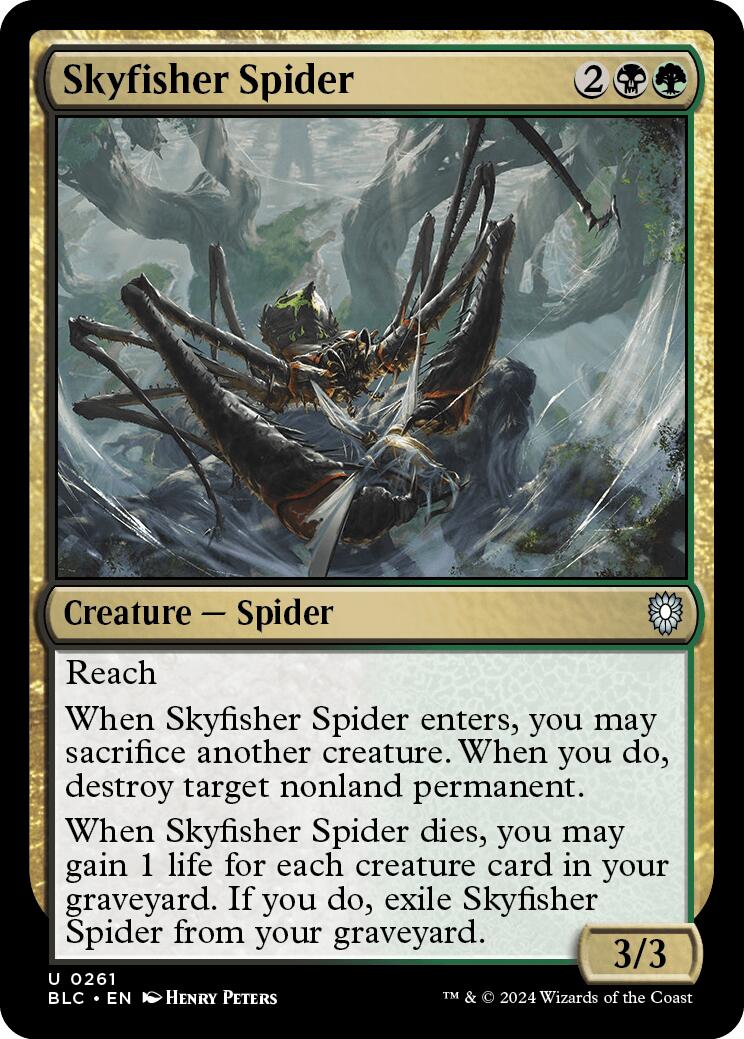 Skyfisher Spider [Bloomburrow Commander] | Empire Gaming NC