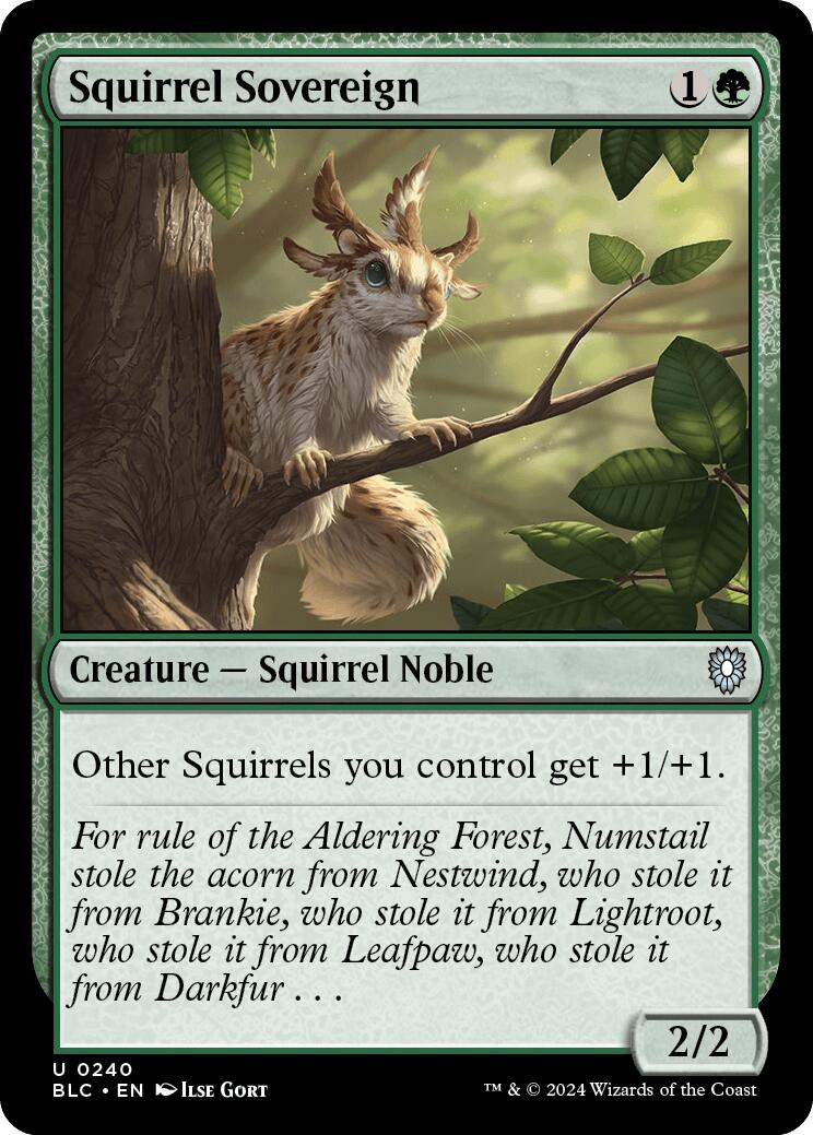 Squirrel Sovereign [Bloomburrow Commander] | Empire Gaming NC