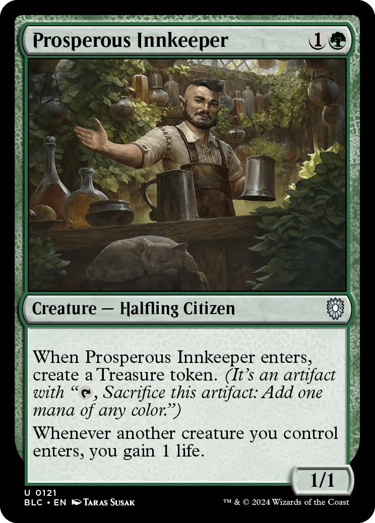 Prosperous Innkeeper [Bloomburrow Commander] | Empire Gaming NC