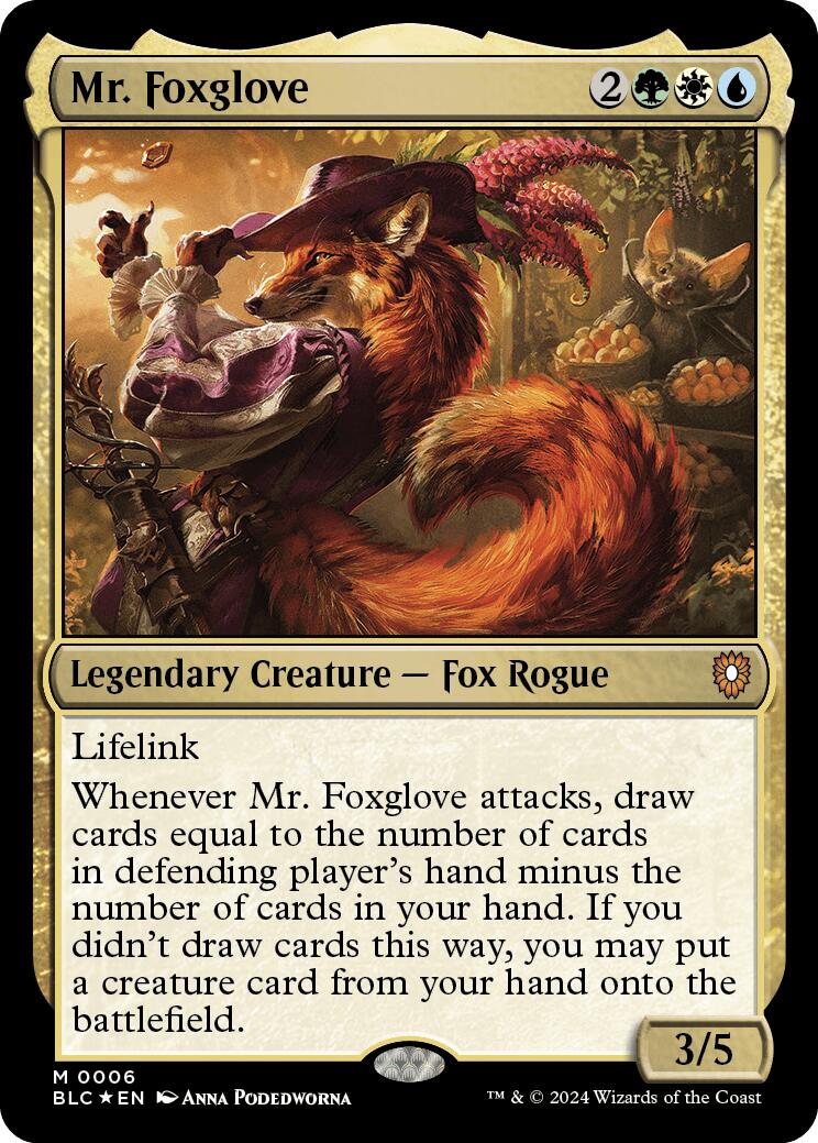 Mr. Foxglove [Bloomburrow Commander] | Empire Gaming NC