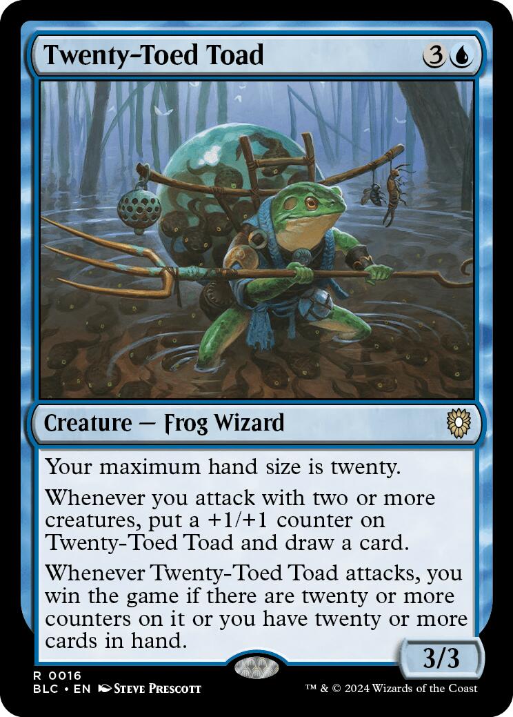 Twenty-Toed Toad [Bloomburrow Commander] | Empire Gaming NC