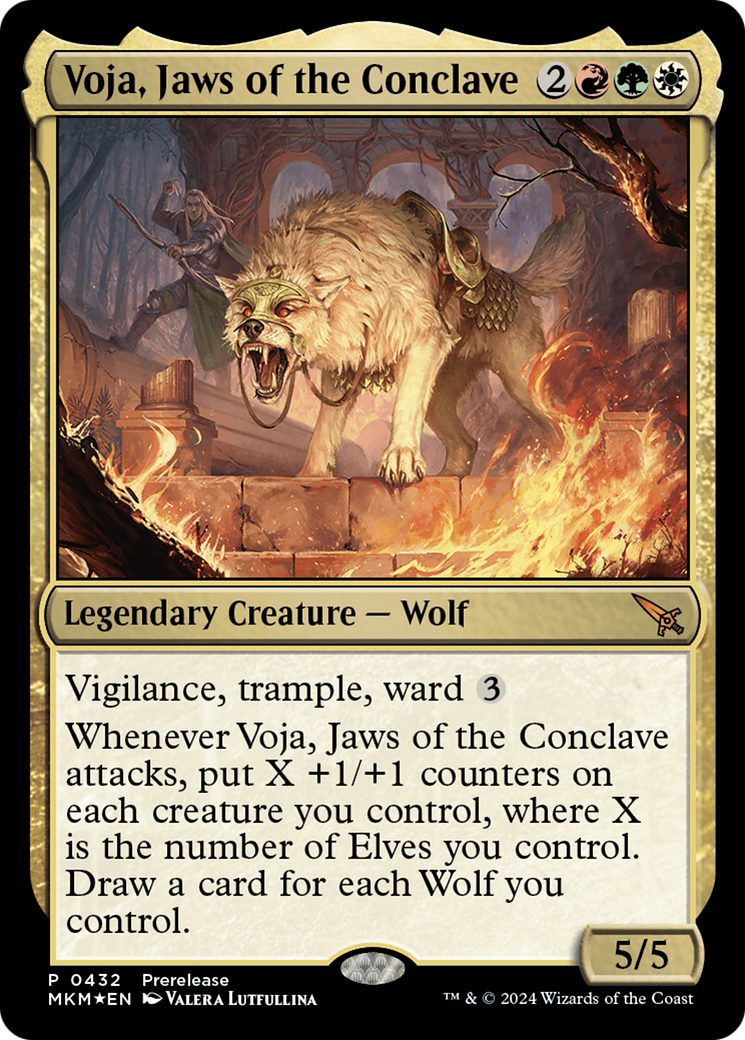 Voja, Jaws of the Conclave [Murders at Karlov Manor Prerelease Promos] | Empire Gaming NC