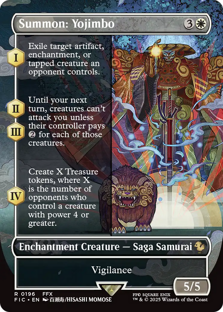 Summon: Yojimbo (Borderless) [FINAL FANTASY Commander] | Empire Gaming NC