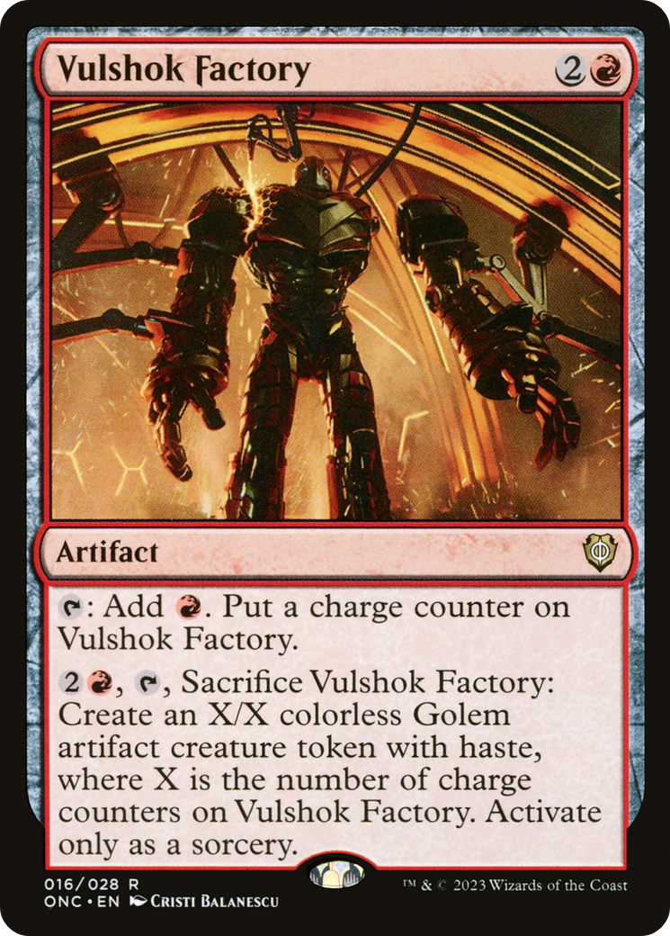 Vulshok Factory [Phyrexia: All Will Be One Commander] | Empire Gaming NC