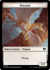 Copy (54) // Pegasus Double-Sided Token [Commander Masters Tokens] | Empire Gaming NC