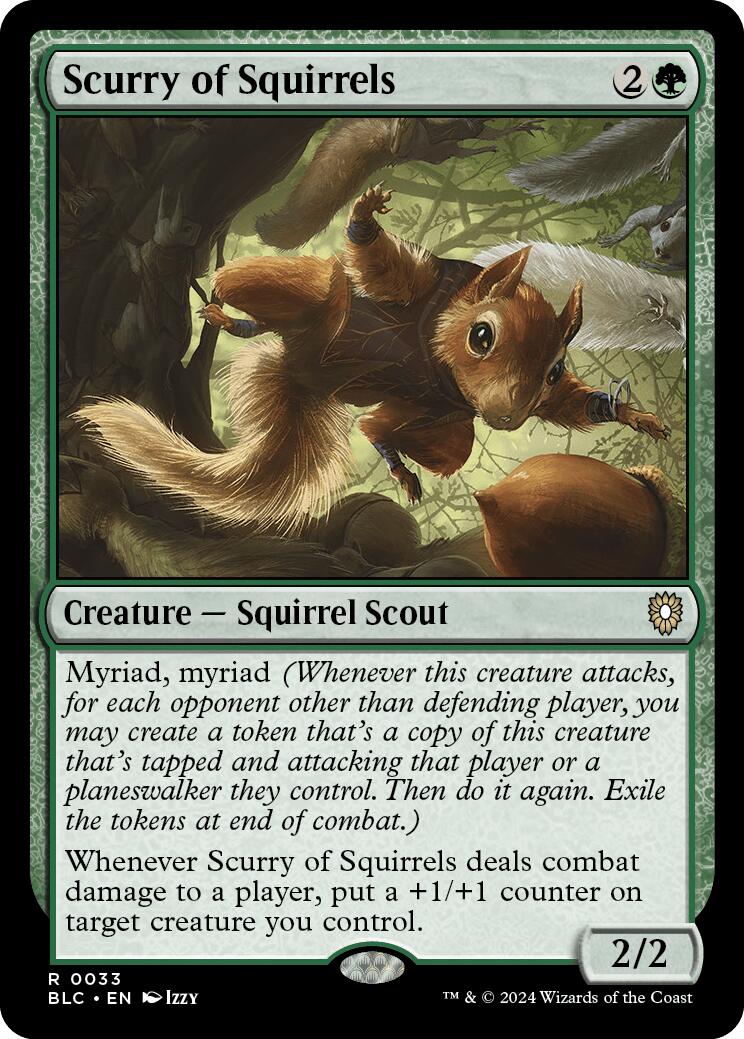 Scurry of Squirrels [Bloomburrow Commander] | Empire Gaming NC