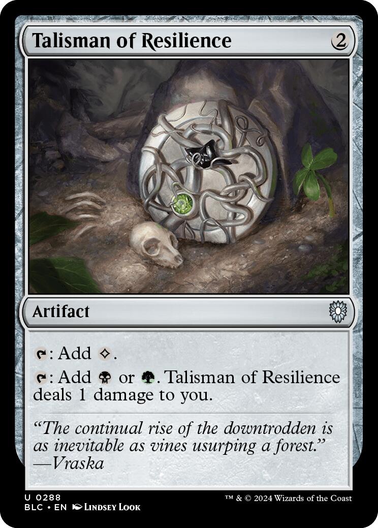 Talisman of Resilience [Bloomburrow Commander] | Empire Gaming NC