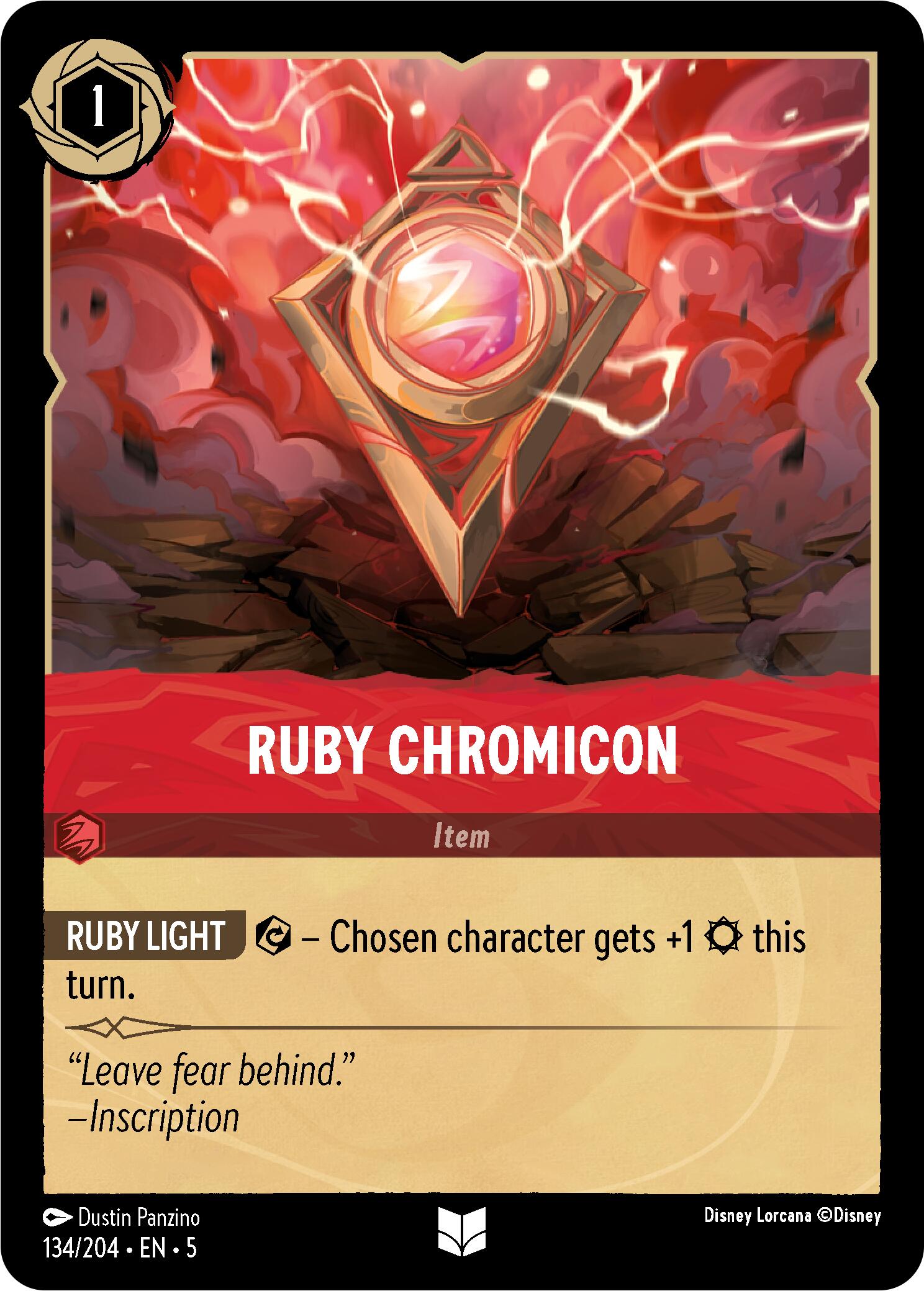 Ruby Chromicon (134/204) [Shimmering Skies] | Empire Gaming NC