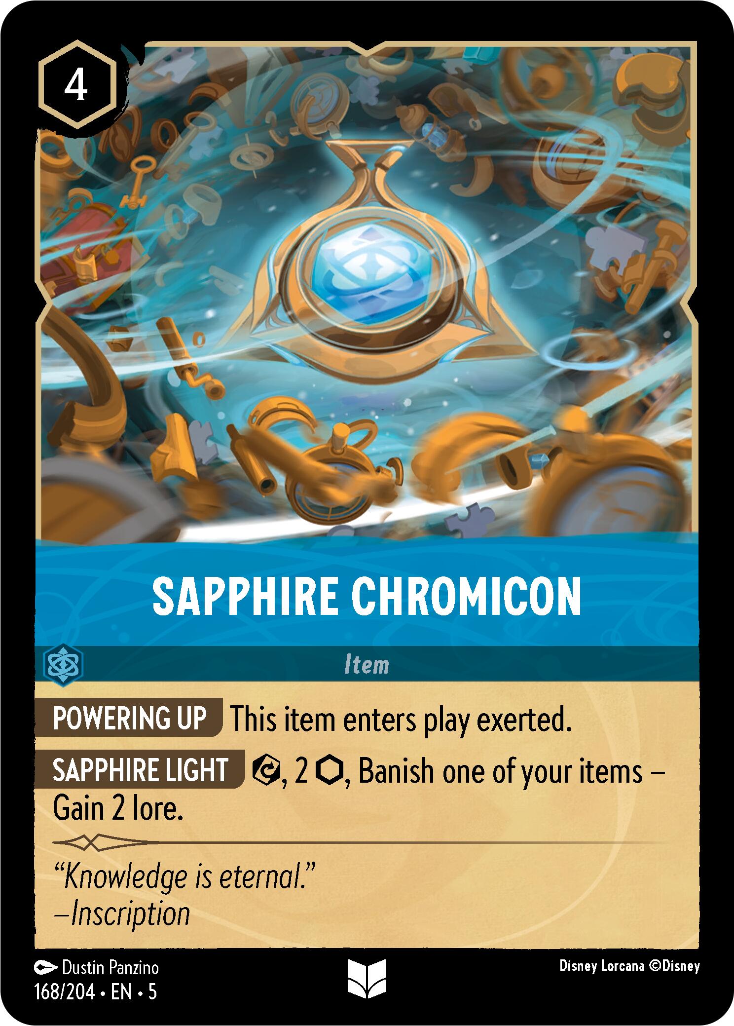 Sapphire Chromicon (168/204) [Shimmering Skies] | Empire Gaming NC