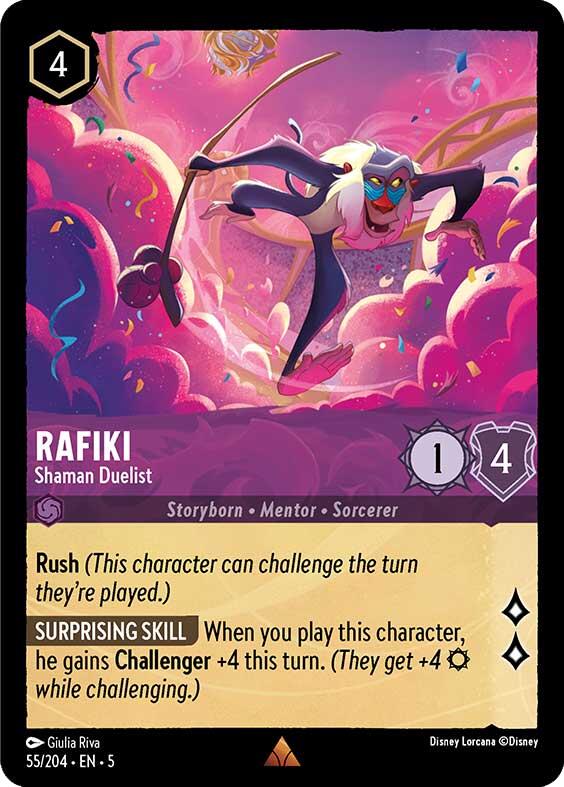 Rafiki - Shaman Duelist (55/204) [Shimmering Skies] | Empire Gaming NC
