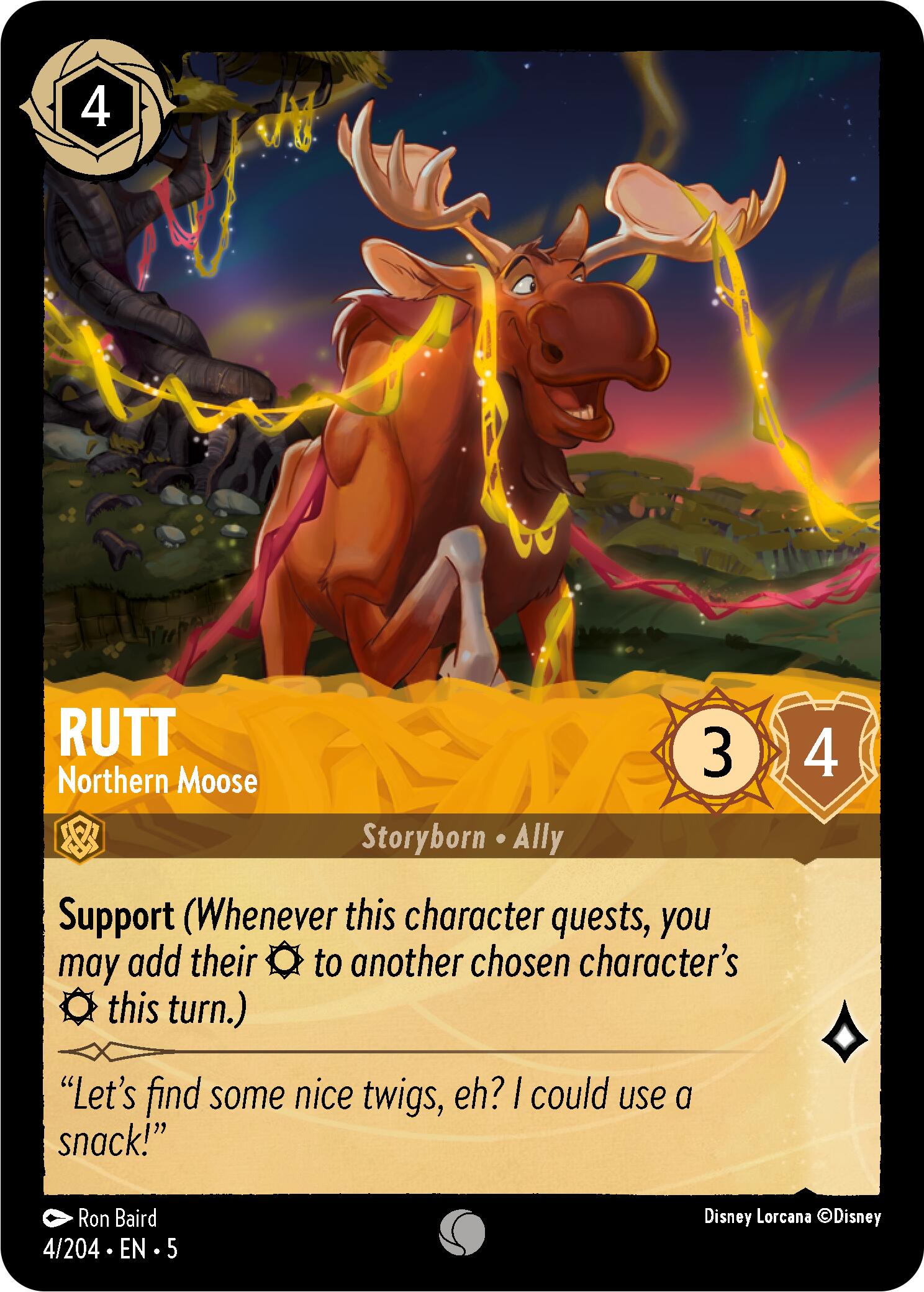 Rutt - Northern Moose (4/204) [Shimmering Skies] | Empire Gaming NC