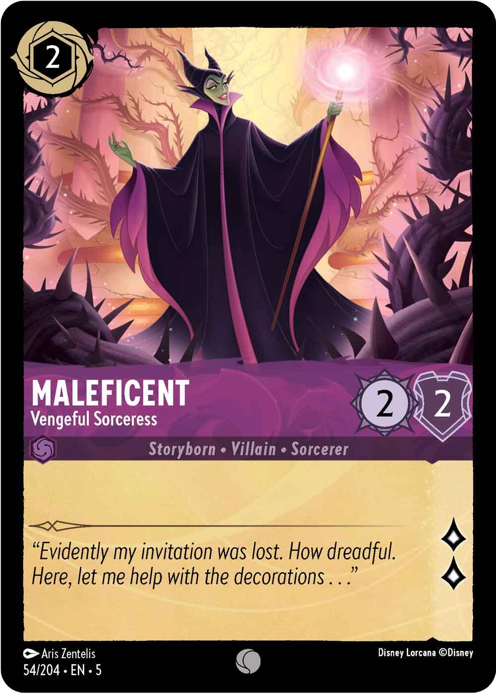 Maleficent - Vengeful Sorceress (54/204) [Shimmering Skies] | Empire Gaming NC