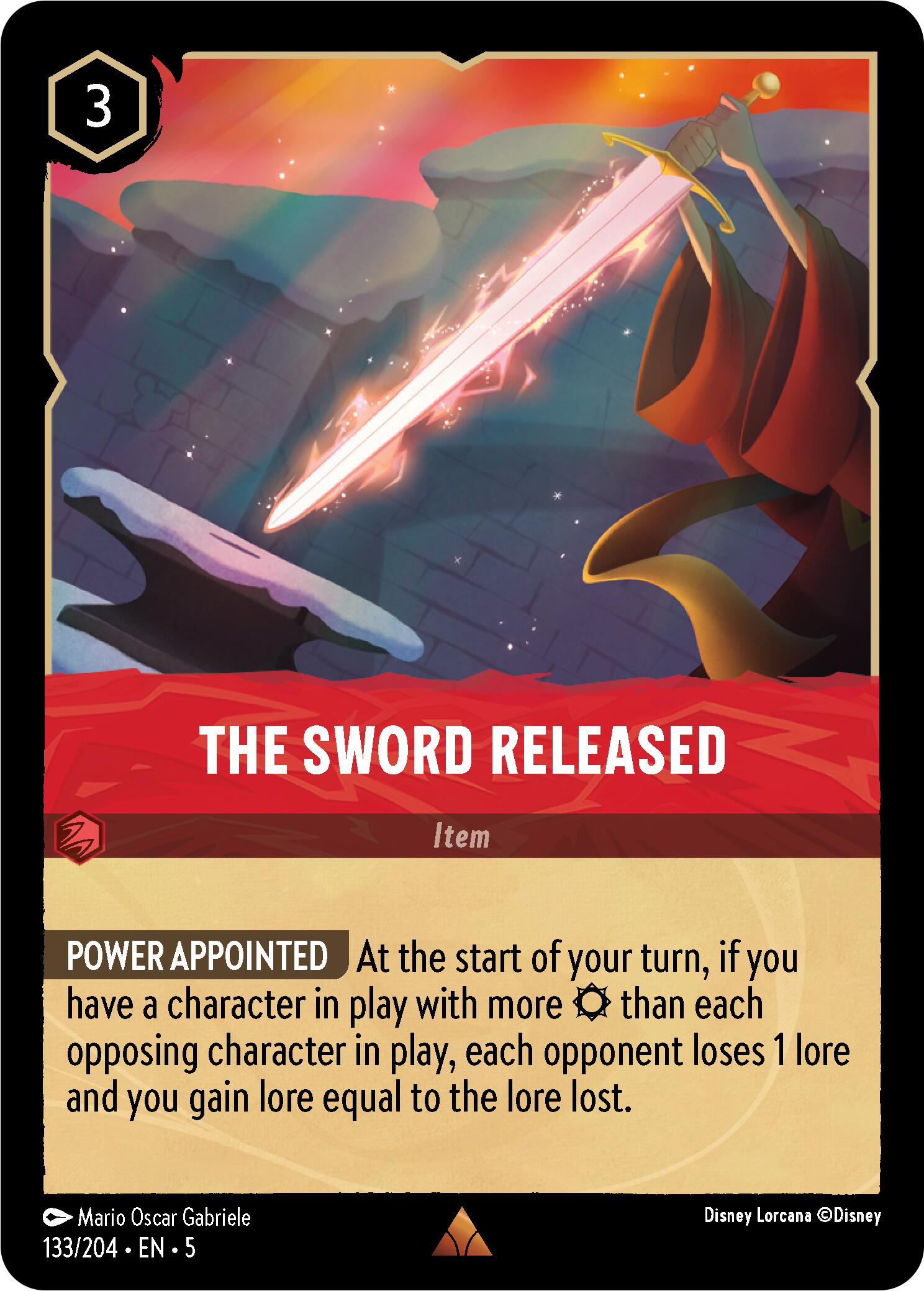 The Sword Released (133/204) [Shimmering Skies] | Empire Gaming NC
