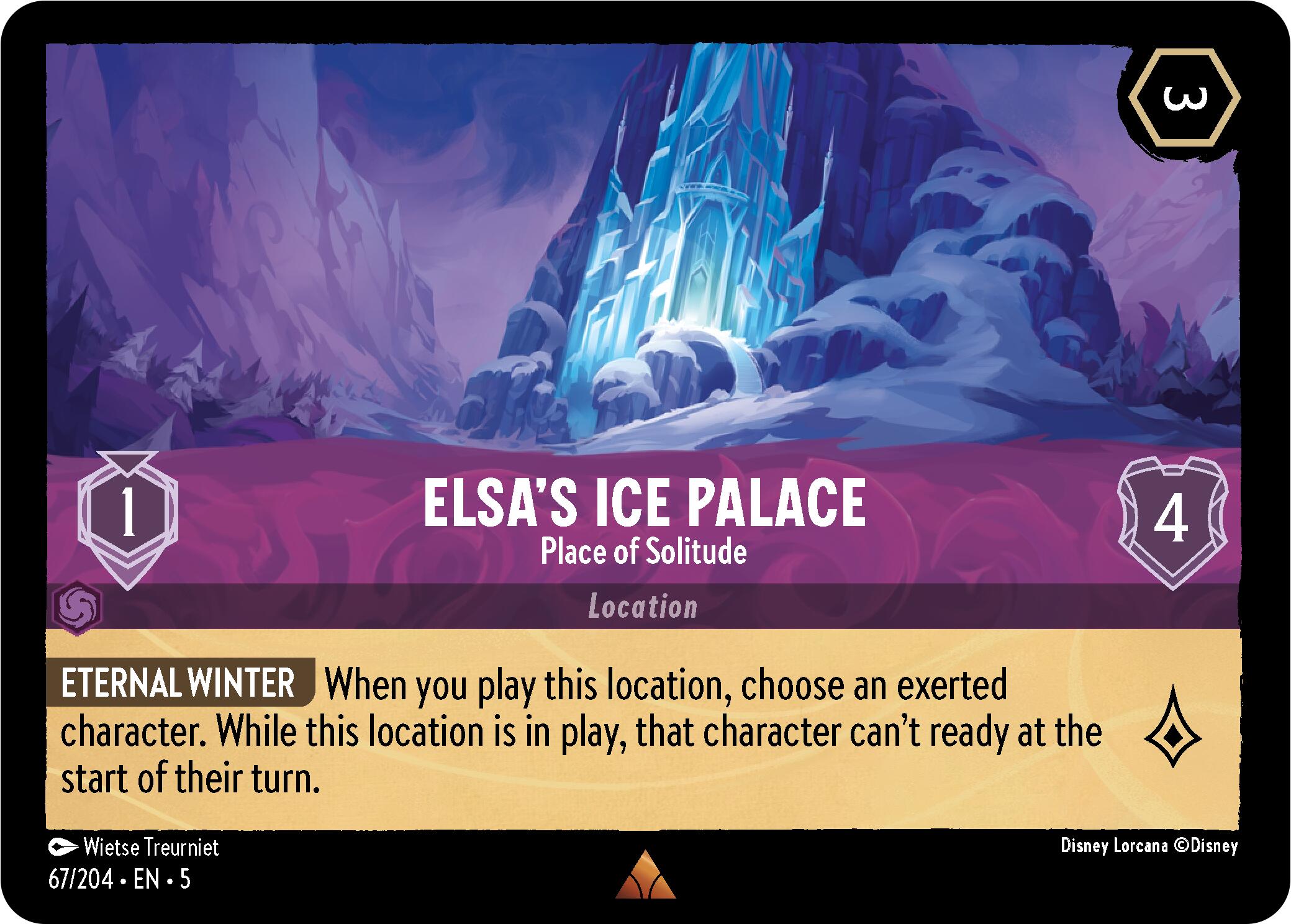 Elsa's Ice Palace - Place of Solitude (67/204) [Shimmering Skies] | Empire Gaming NC