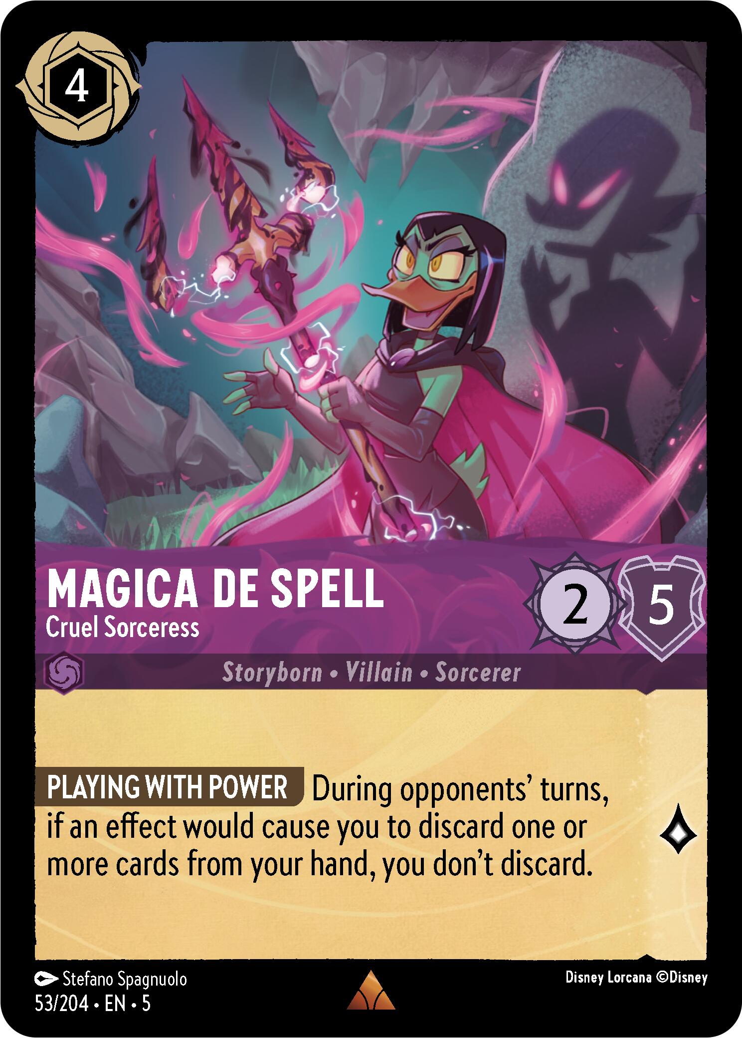 Magica De Spell - Cruel Sorceress (53/204) [Shimmering Skies] | Empire Gaming NC