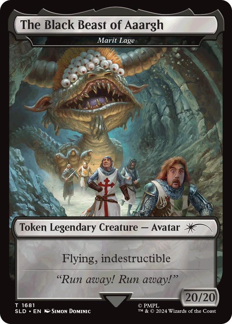 The Black Beast of Aaargh - Marit Lage Token [Secret Lair Drop Series] | Empire Gaming NC