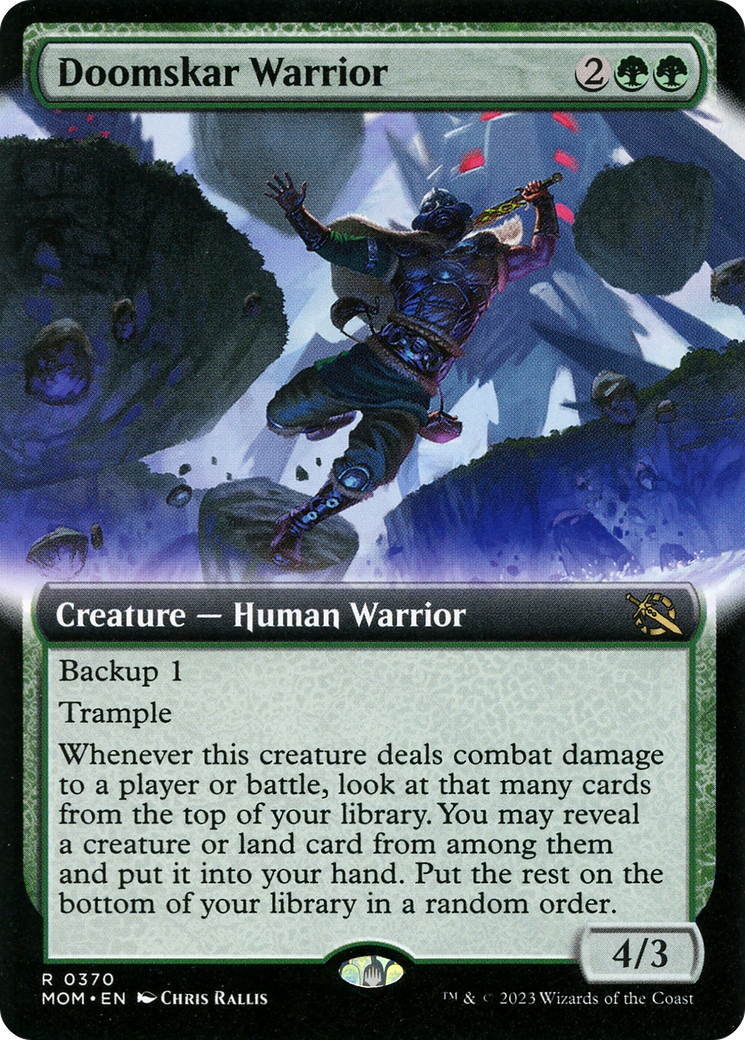 Doomskar Warrior (Extended Art) [March of the Machine] | Empire Gaming NC