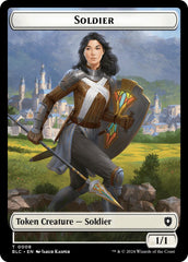 Soldier // Citizen Double-Sided Token [Bloomburrow Commander Tokens] | Empire Gaming NC