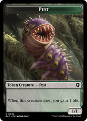 Pest // Shapeshifter Double-Sided Token [Bloomburrow Commander Tokens] | Empire Gaming NC