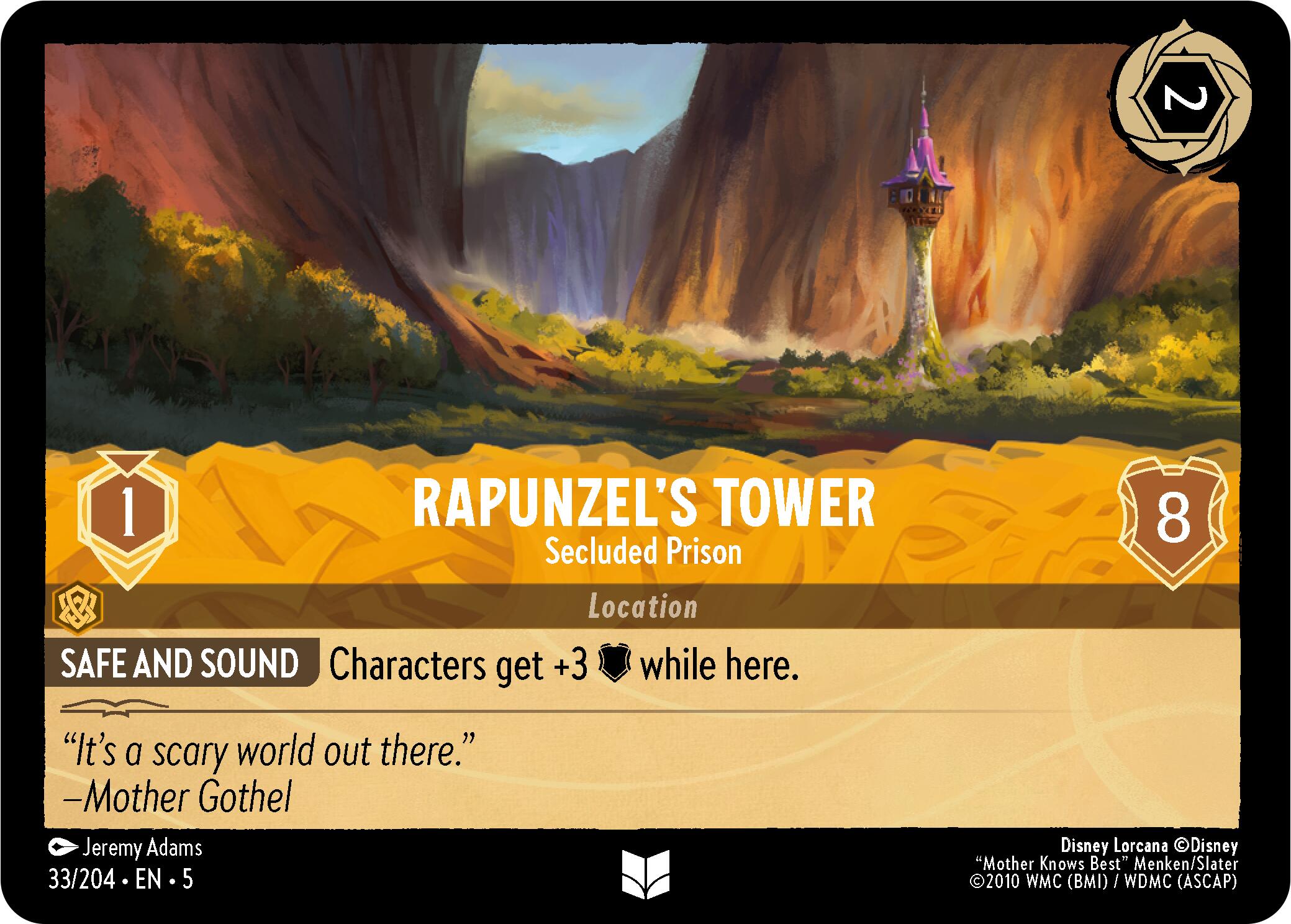 Rapunzel's Tower - Secluded Prison (33/204) [Shimmering Skies] | Empire Gaming NC