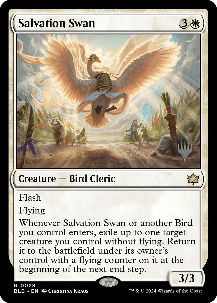 Salvation Swan (Promo Pack) [Bloomburrow Promos] | Empire Gaming NC