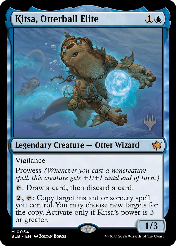 Kitsa, Otterball Elite (Promo Pack) [Bloomburrow Promos] | Empire Gaming NC