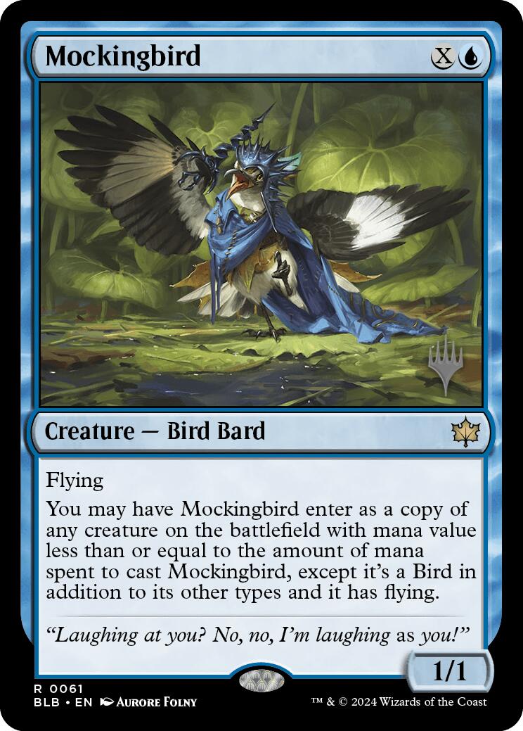 Mockingbird (Promo Pack) [Bloomburrow Promos] | Empire Gaming NC