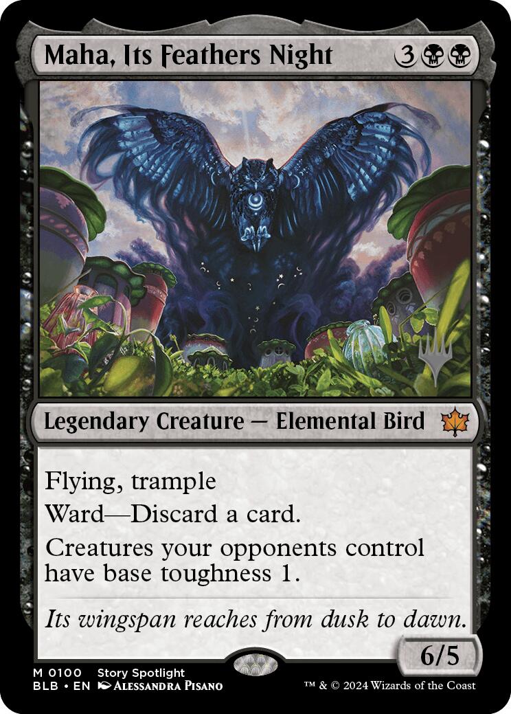 Maha, Its Feather Night (Promo Pack) [Bloomburrow Promos] | Empire Gaming NC