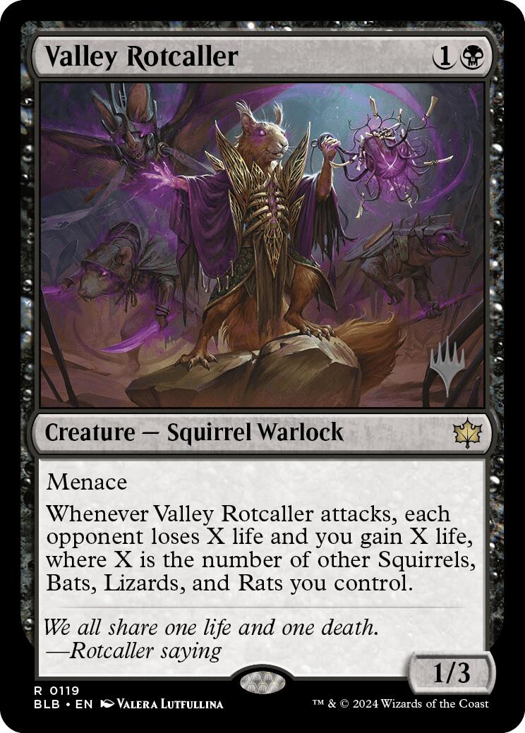 Valley Rotcaller (Promo Pack) [Bloomburrow Promos] | Empire Gaming NC