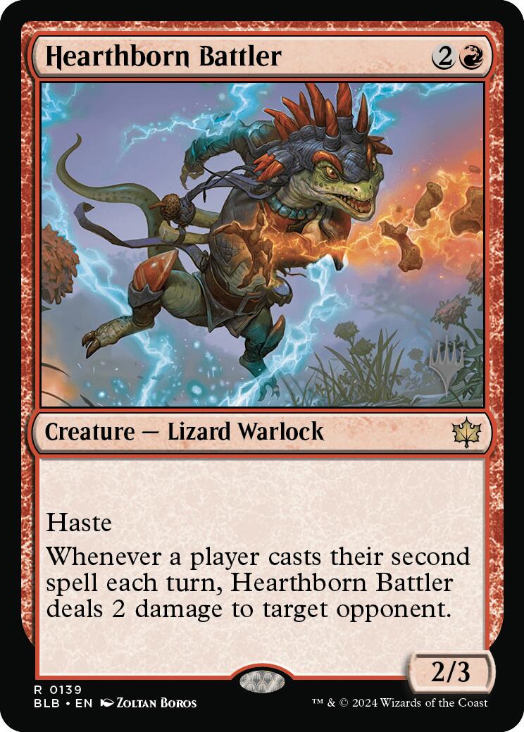 Hearthborn Battler (Promo Pack) [Bloomburrow Promos] | Empire Gaming NC