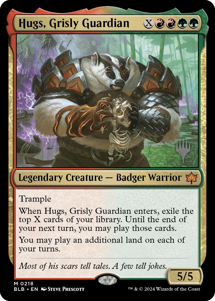 Hugs, Grisly Guardian (Promo Pack) [Bloomburrow Promos] | Empire Gaming NC