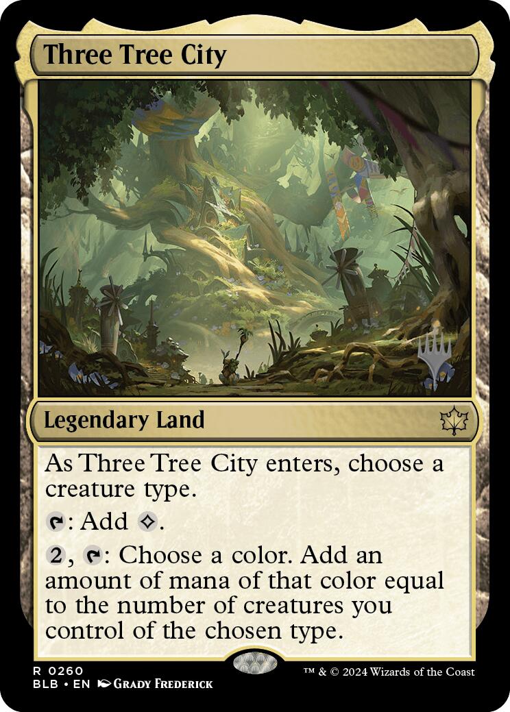 Three Tree City (Promo Pack) [Bloomburrow Promos] | Empire Gaming NC