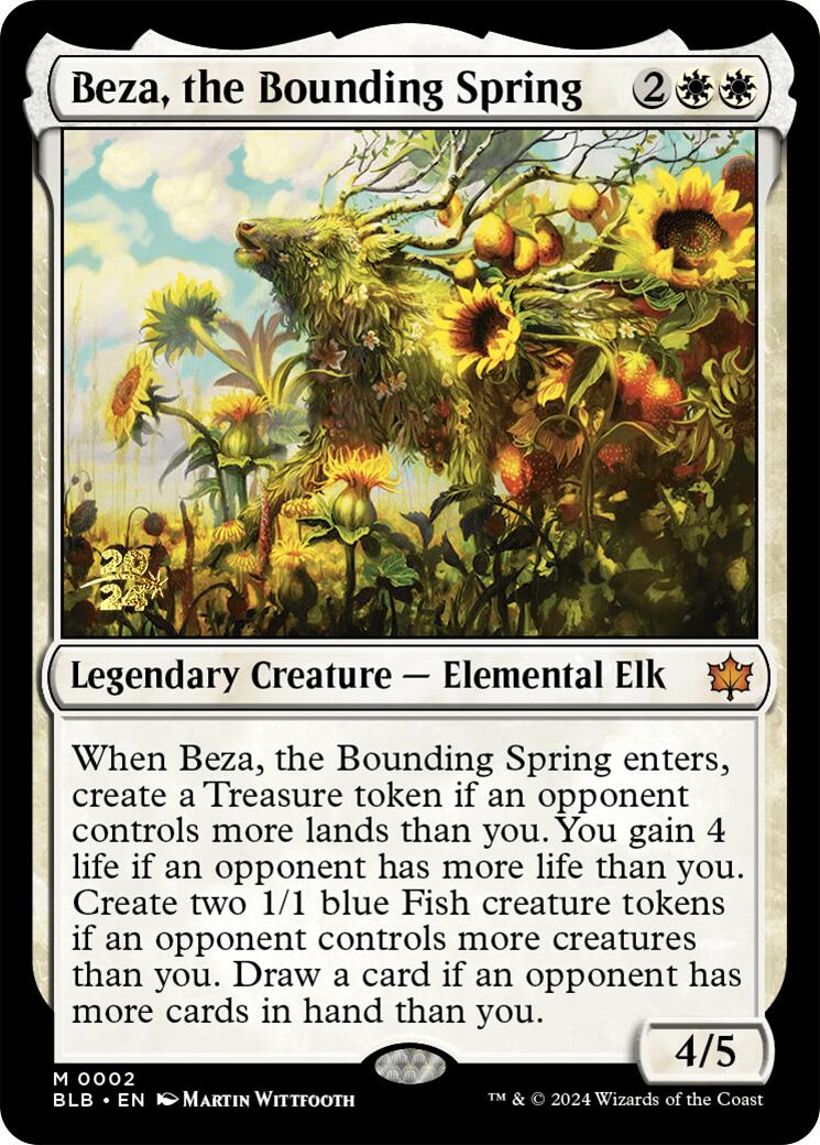 Beza, the Bounding Spring [Bloomburrow Prerelease Promos] | Empire Gaming NC