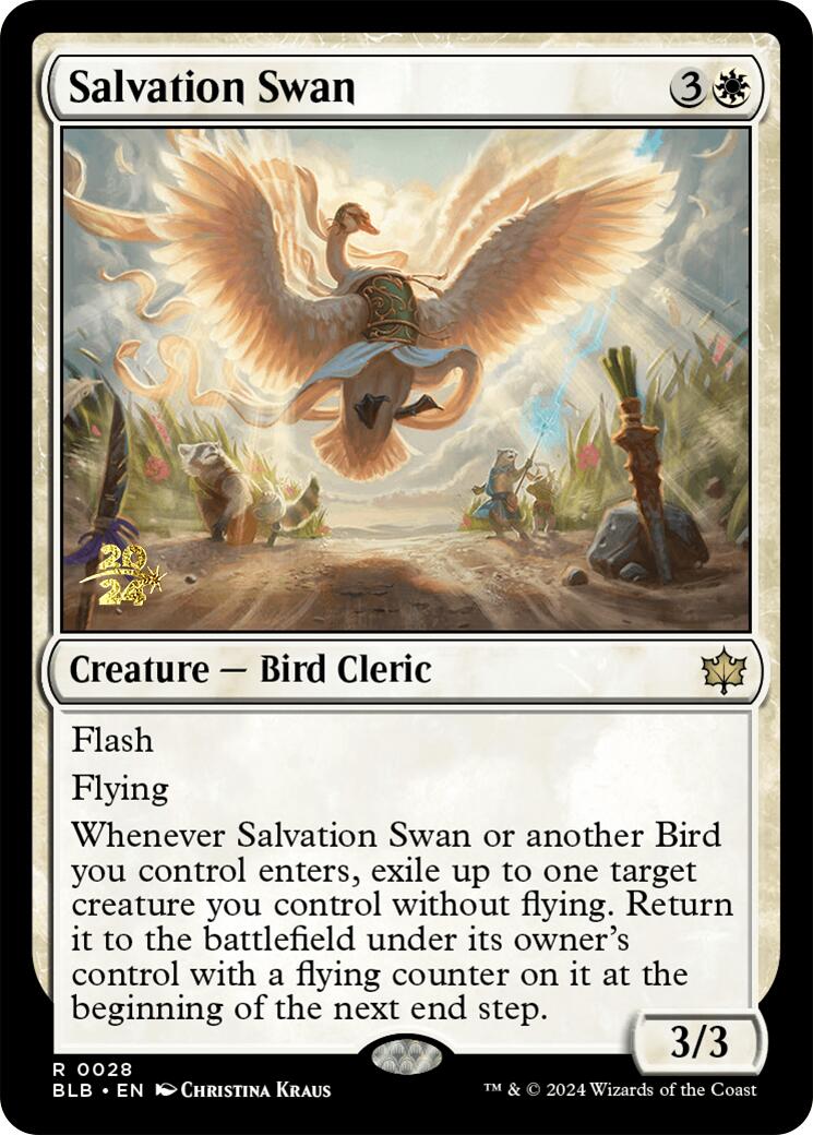 Salvation Swan [Bloomburrow Prerelease Promos] | Empire Gaming NC