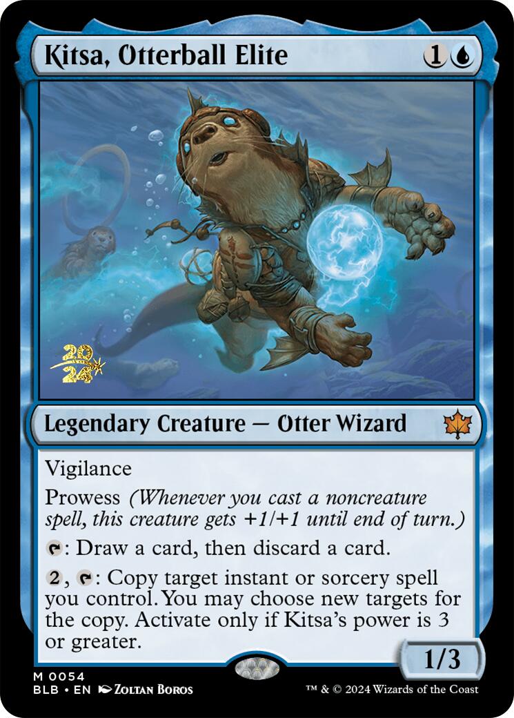 Kitsa, Otterball Elite [Bloomburrow Prerelease Promos] | Empire Gaming NC