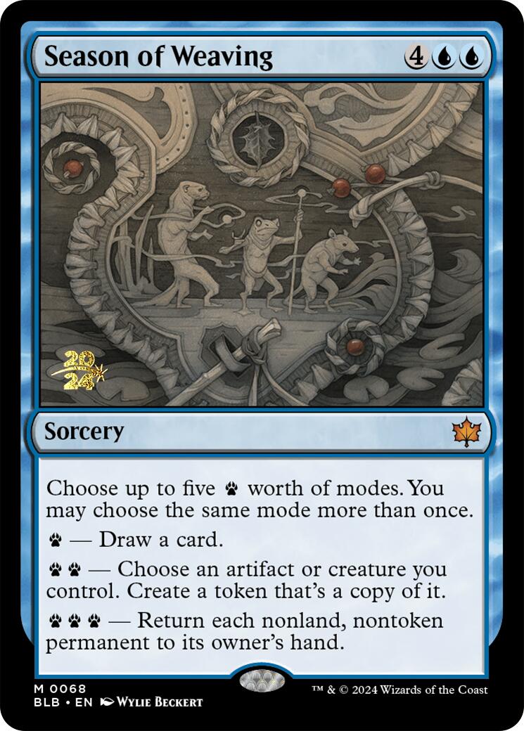 Season of Weaving [Bloomburrow Prerelease Promos] | Empire Gaming NC