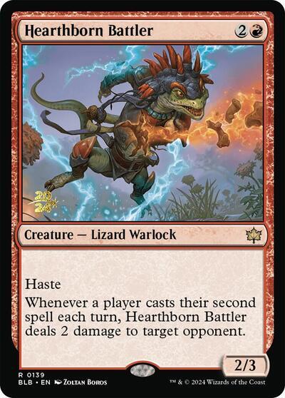 Hearthborn Battler [Bloomburrow Prerelease Promos] | Empire Gaming NC