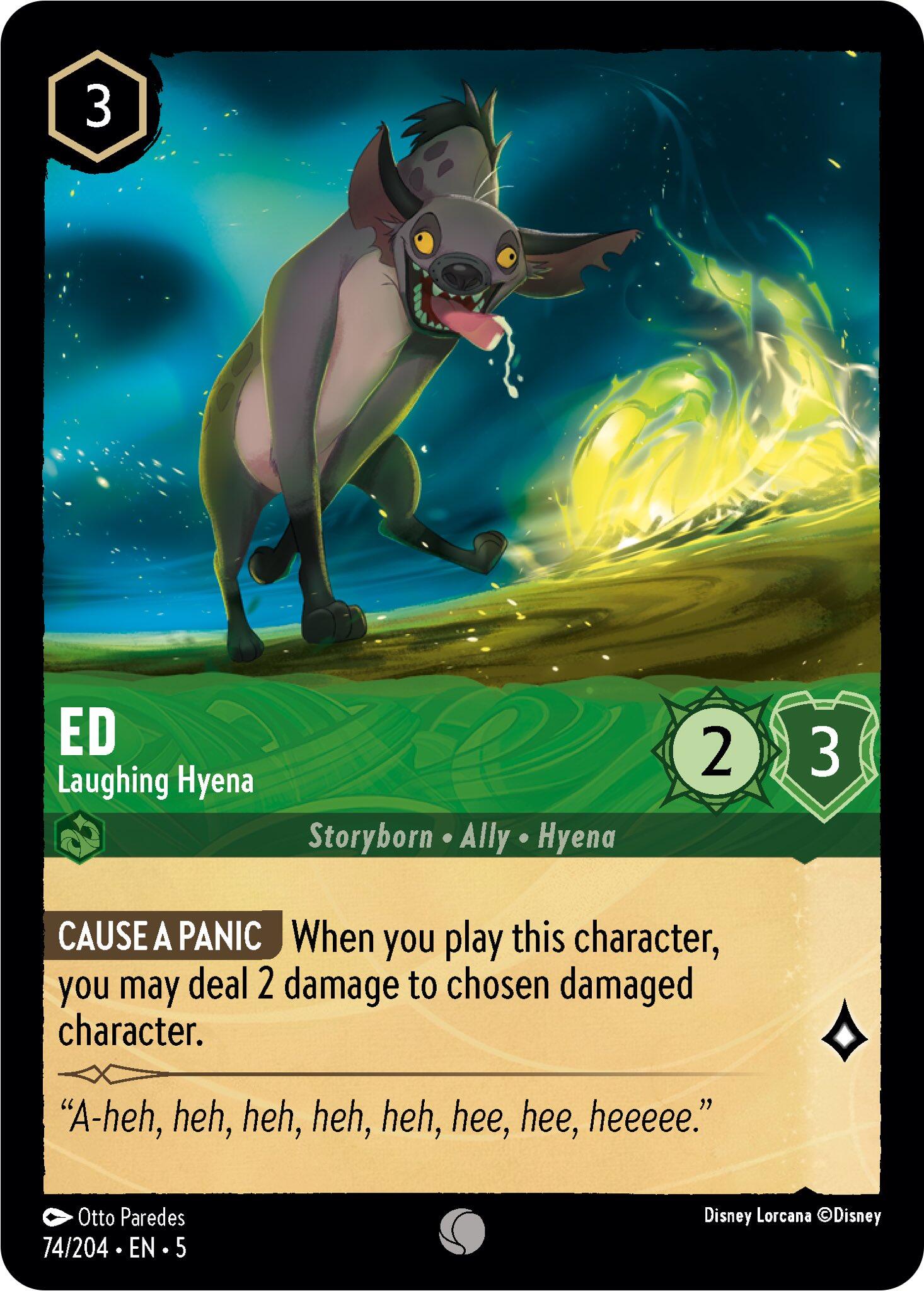Ed - Laughing Hyena (74/204) [Shimmering Skies] | Empire Gaming NC
