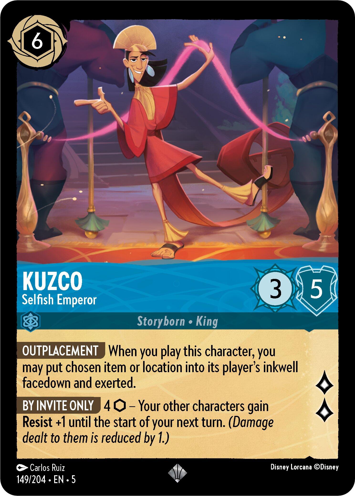 Kuzco - Selfish Emperor (149/204) [Shimmering Skies] | Empire Gaming NC