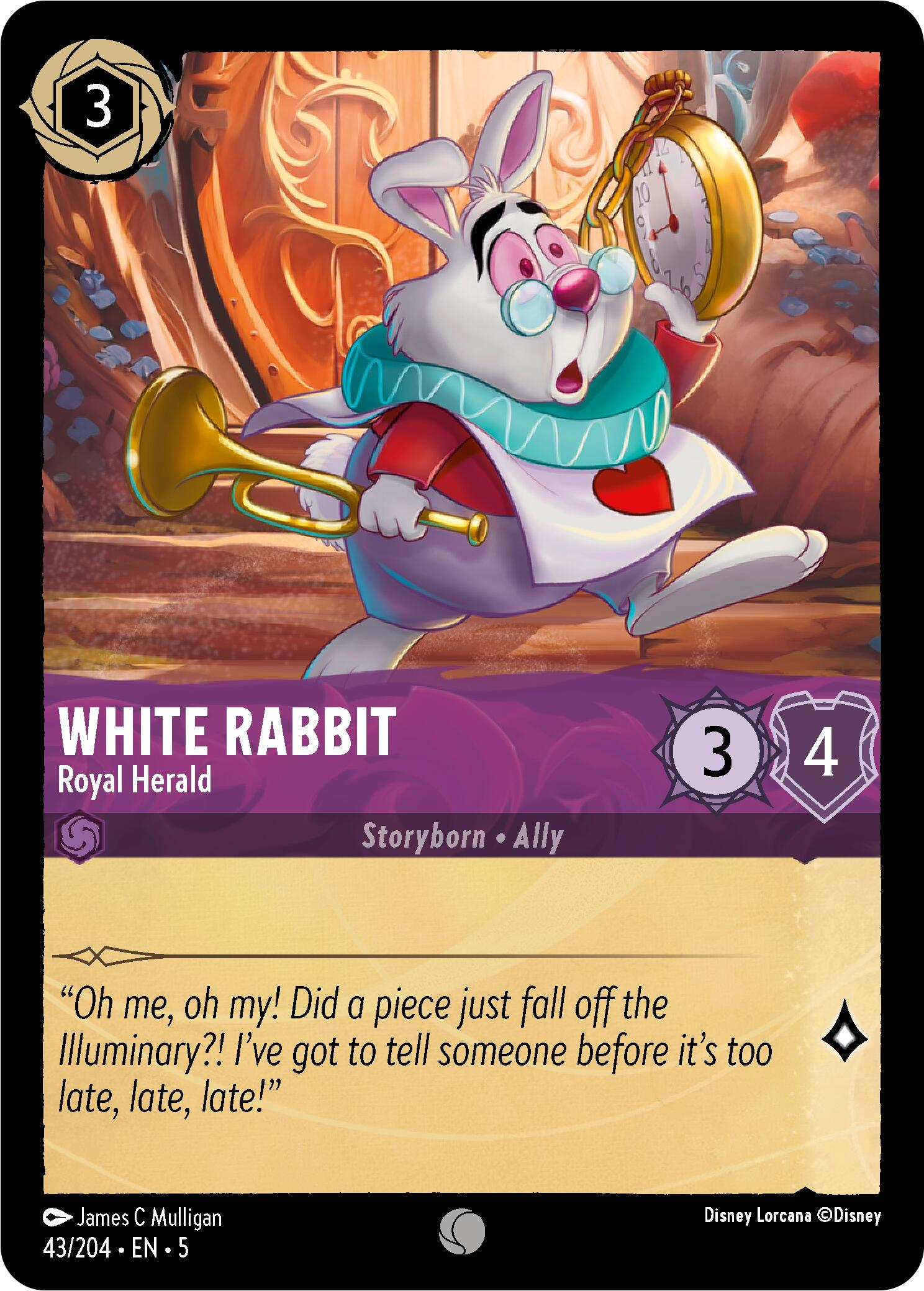 White Rabbit - Royal Herald (43/204) [Shimmering Skies] | Empire Gaming NC