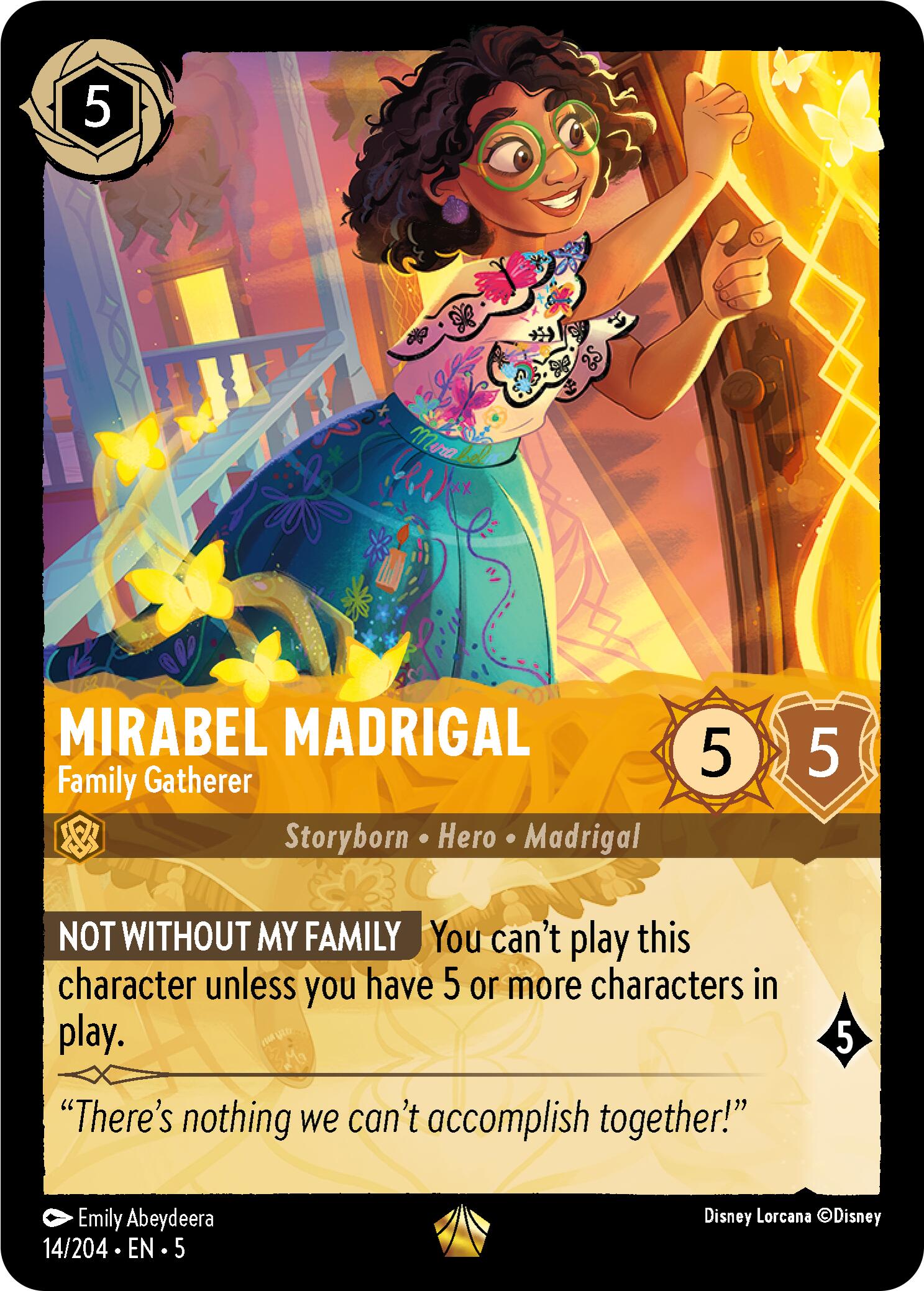 Mirabel Madrigal - Family Gatherer (14/204) [Shimmering Skies] | Empire Gaming NC