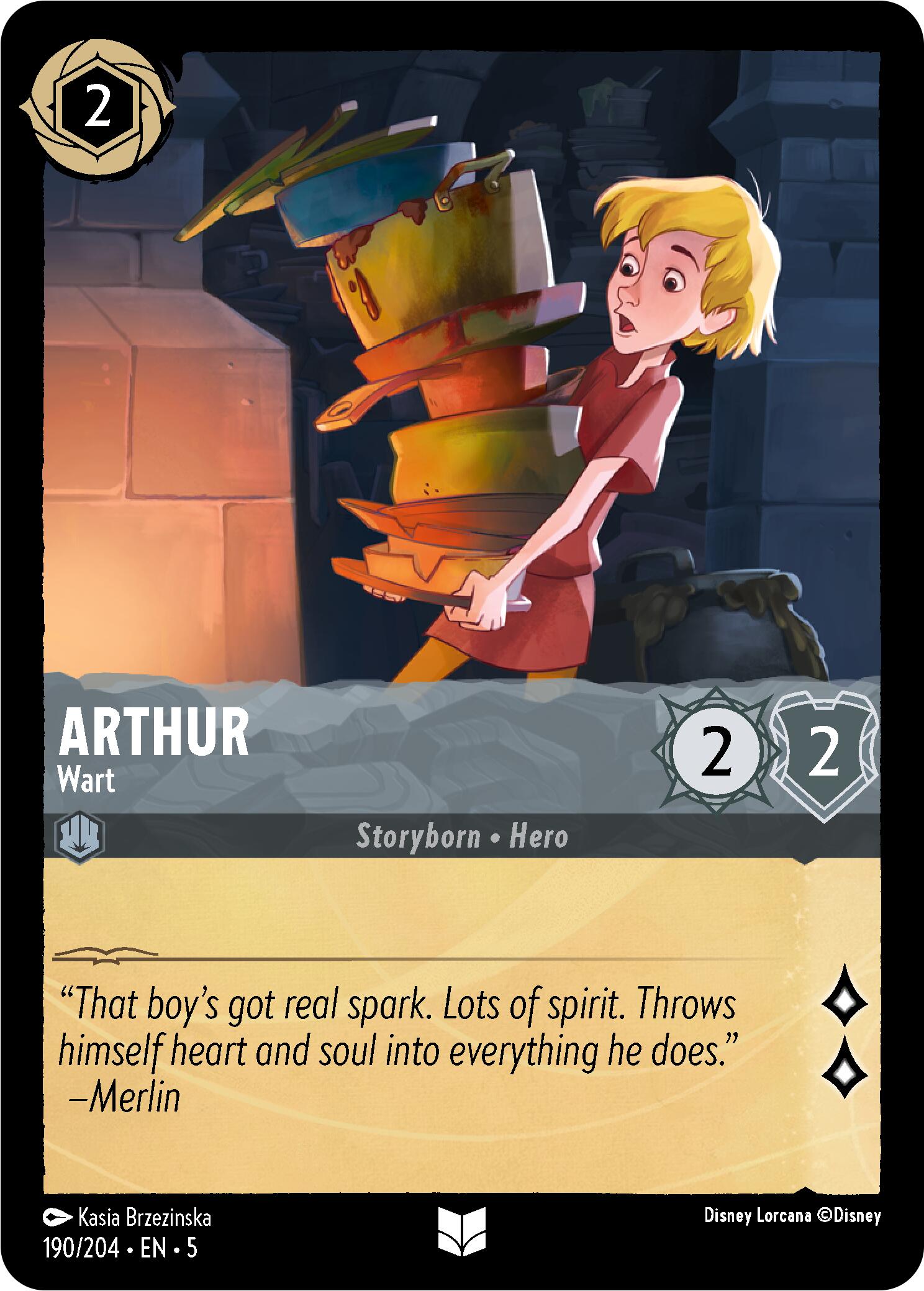 Arthur - Wart (190/204) [Shimmering Skies] | Empire Gaming NC