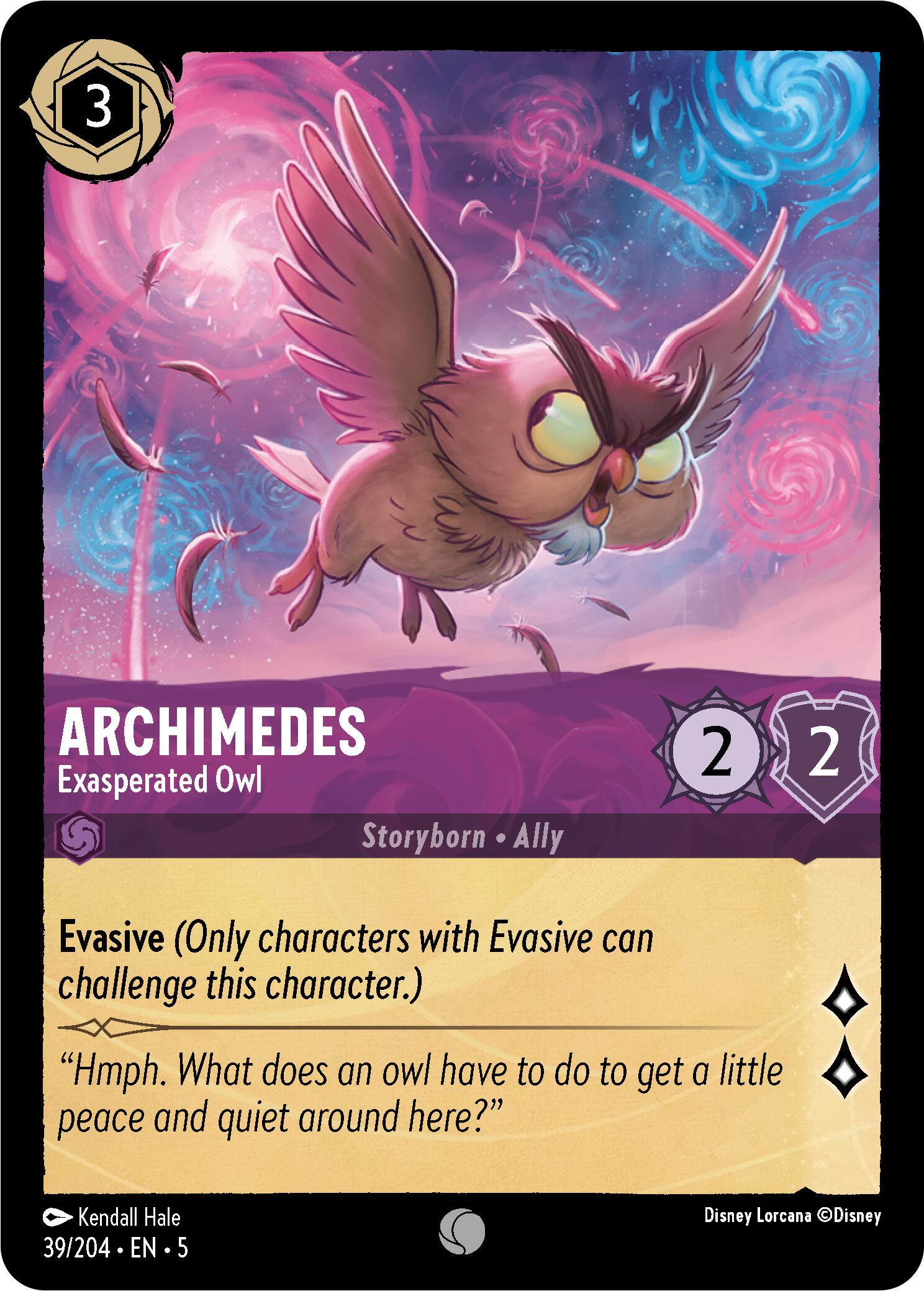 Archimedes - Exasperated Owl (39/204) [Shimmering Skies] | Empire Gaming NC