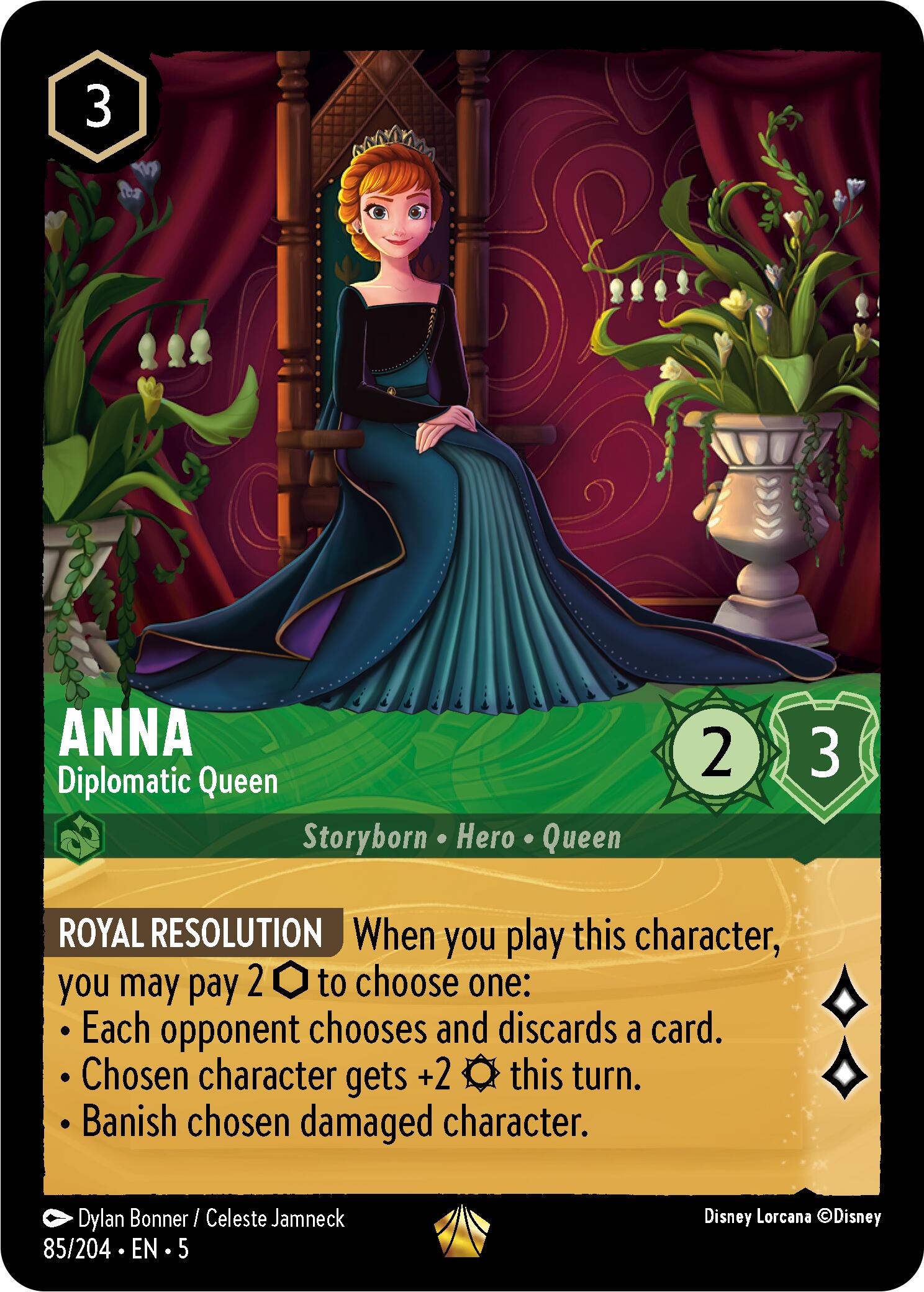 Anna - Diplomatic Queen (85/204) [Shimmering Skies] | Empire Gaming NC
