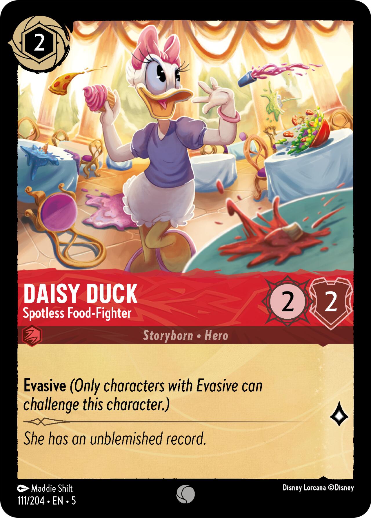 Daisy Duck - Spotless Food-Fighter (111/204) [Shimmering Skies] | Empire Gaming NC