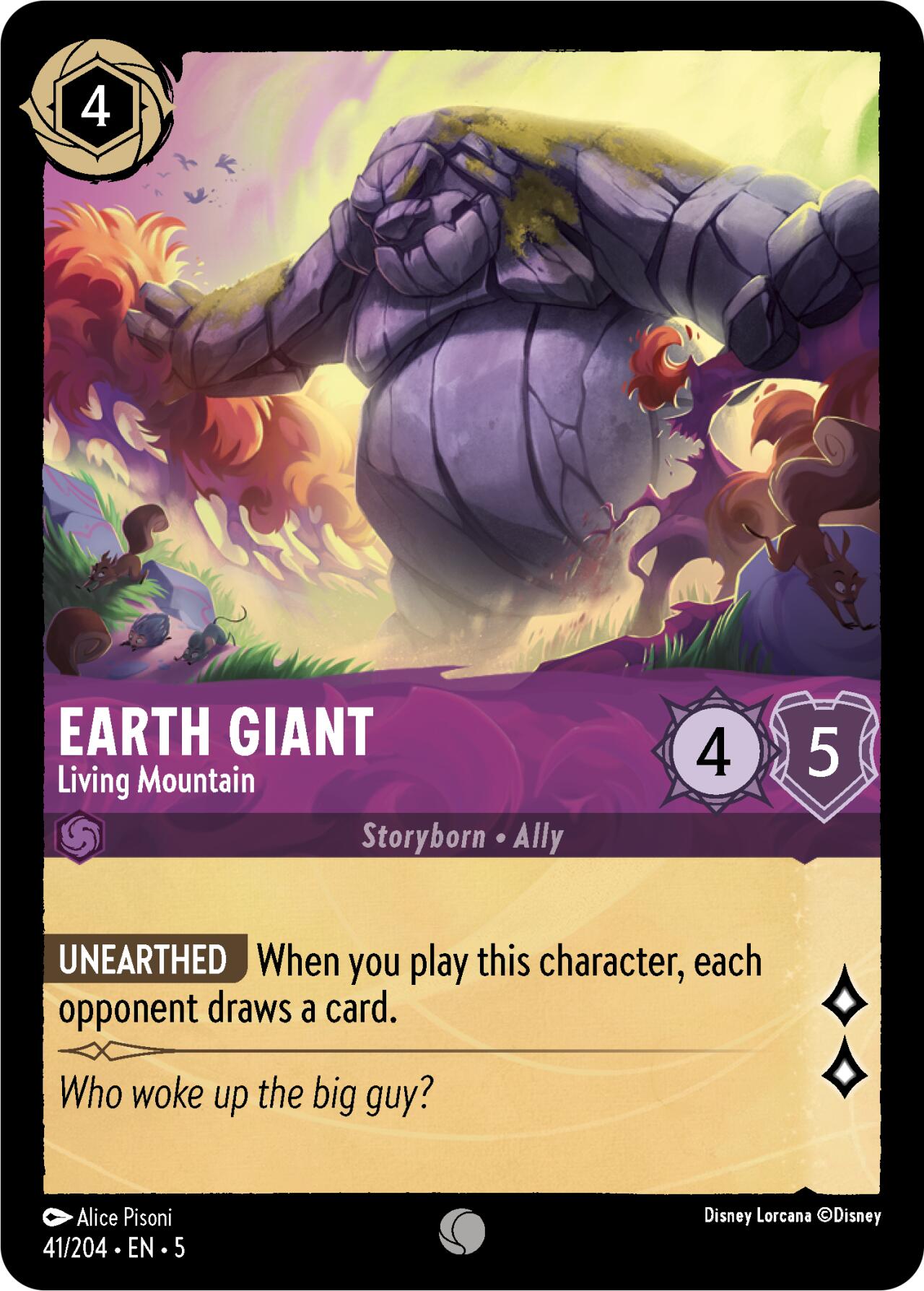 Earth Giant - Living Mountain (41/204) [Shimmering Skies] | Empire Gaming NC