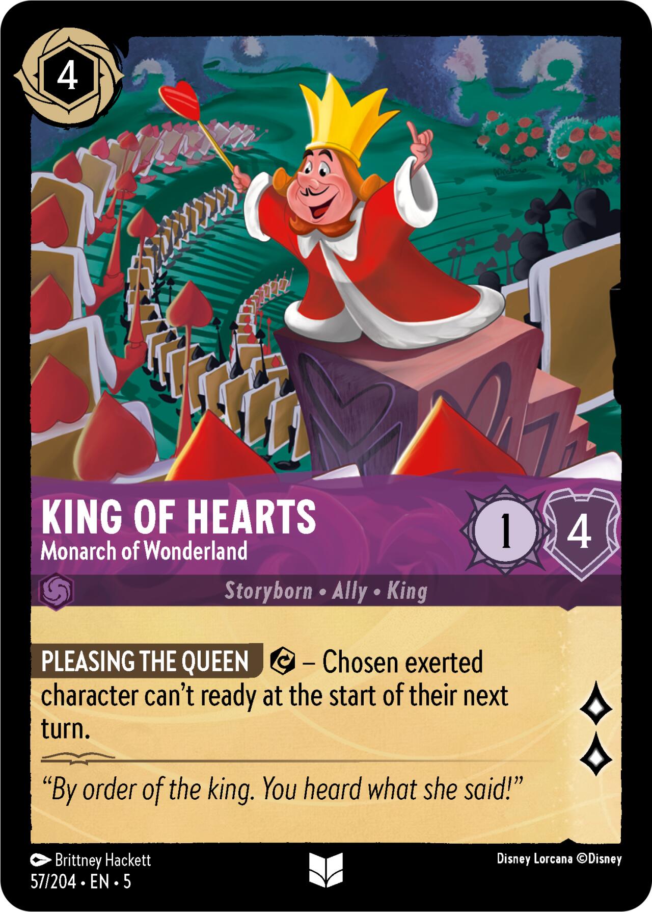 King of Hearts - Monarch of Wonderland (57/204) [Shimmering Skies] | Empire Gaming NC