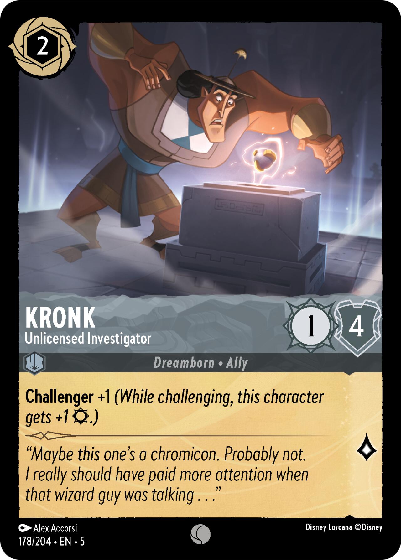 Kronk - Unlicensed Investigator (178/204) [Shimmering Skies] | Empire Gaming NC