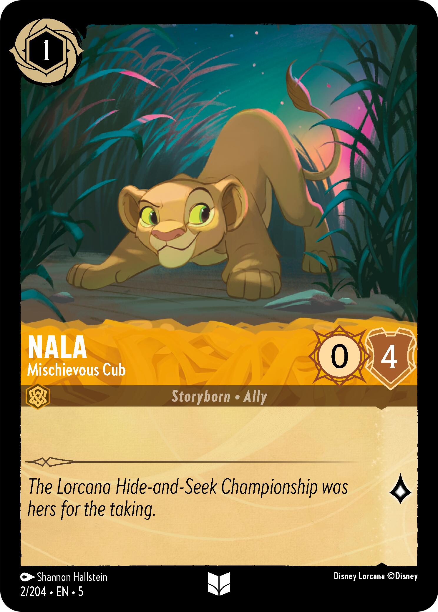 Nala - Mischievous Cub (2/204) [Shimmering Skies] | Empire Gaming NC